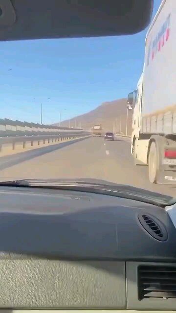 DASHCAM: Speeding, Semi Trucks, & terrible techno not a great combo.