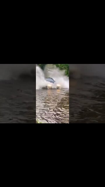 Guy Learns W in BMW doesn’t mean Waterproof | Idiots in Cars #shorts