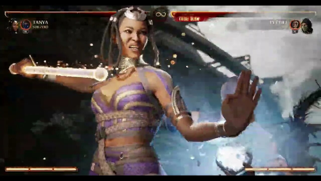 Mortal Kombat 1 2023 Tanya & Sub-Zero Kameo Fatal Blow