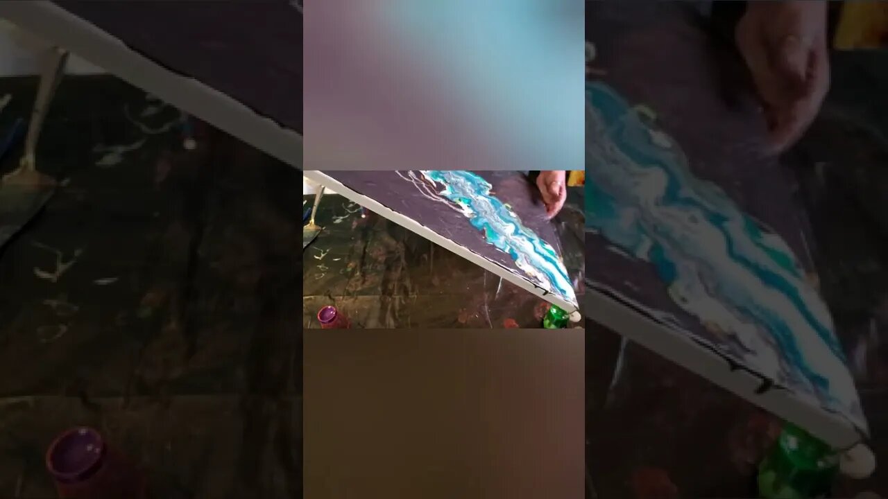 [261] swipe turns into a ribbon pour