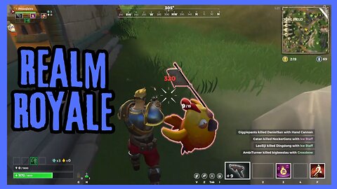 Drinking a lot of popcorn | REALM ROYALE | Fun battle royale graphically similar to Fortnite