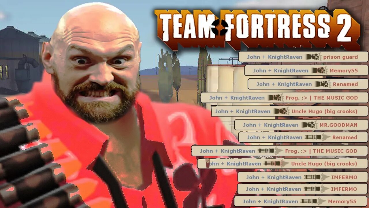 Tyson Fury Destroys An Entire Server Of Friendlies in Team Fortress 2