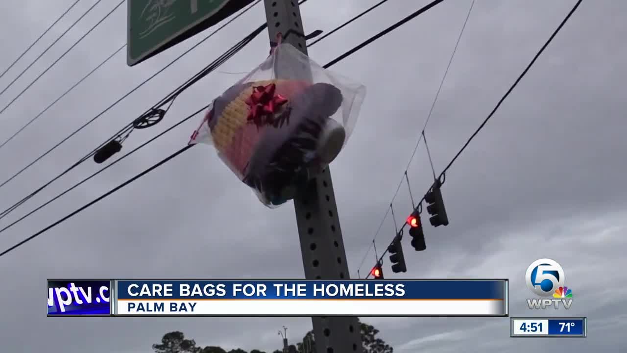 Care bags for the homeless in Palm Bay