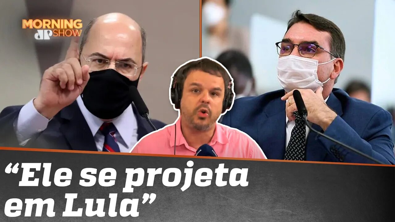 Witzel bate-boca com Flávio Bolsonaro e abandona CPI