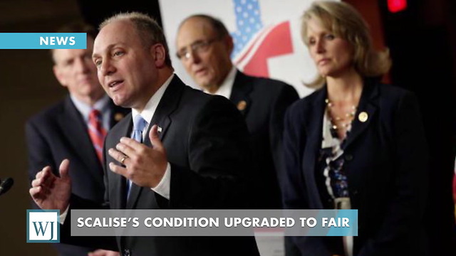 Scalise’s Condition Upgraded To Fair