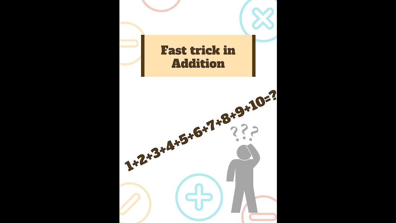 Fast Trick in Addition