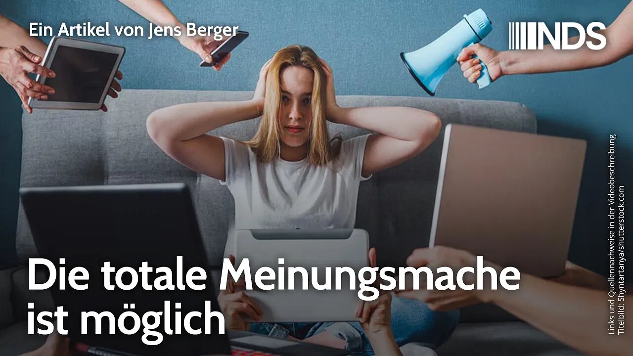 Die totale Meinungsmache ist möglich | Jens Berger | NDS-Podcast