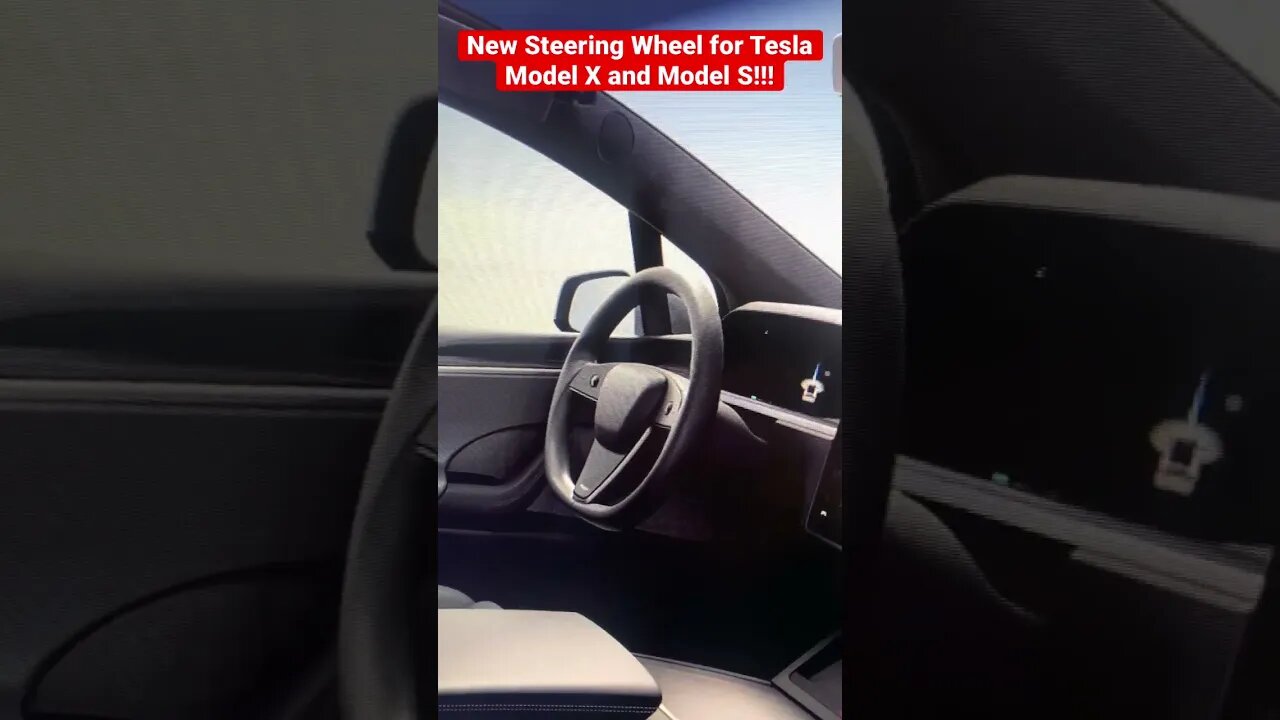 New Steering Wheel for Tesla Model X and Model S!! - Tesla Steering Yoke or Tesla Steering Wheel??