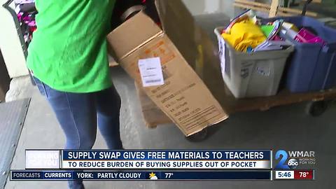 Supply swap gets teachers ready for school year