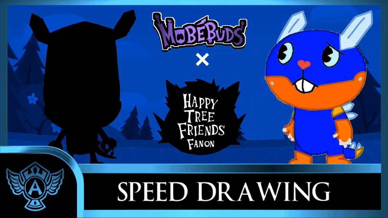 Speed Drawing: Happy Tree Friends Fanon - Trex | Mobebuds Style