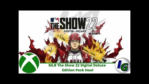 MLB The Show 22 Digital Deluxe Edition Pack Haul