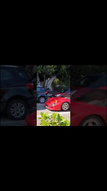 🥇Ferrari F40 in bumper to bumper traffic why not? Why the h%*& not? ⭐️⭐️⭐️⭐️⭐️ #ferrari