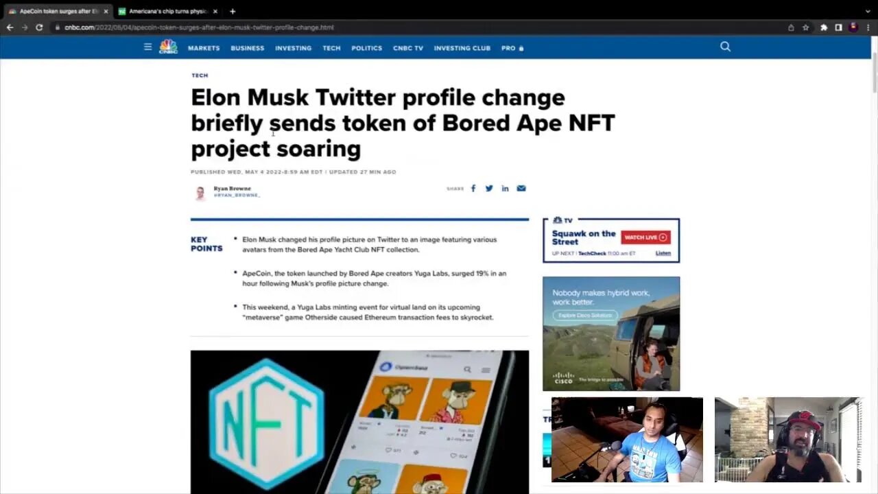 NFT ART TALK - NFT NEWS AND HOT TOPICS - COINGECKO, OBJKT, RARIBLE, APECOIN BAYC, AMERICANA NFT