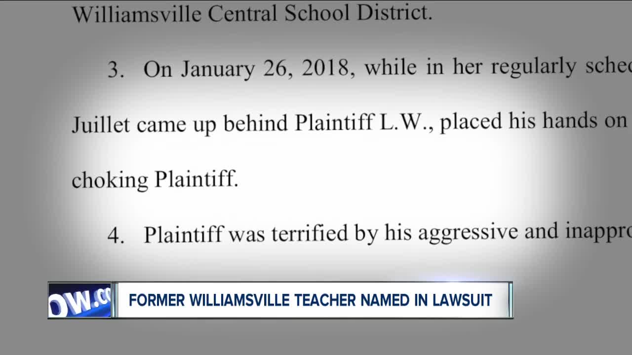 Lawsuit claims former Williamsville teacher choked a student