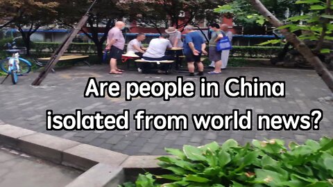 Are people in China isolated from world news?