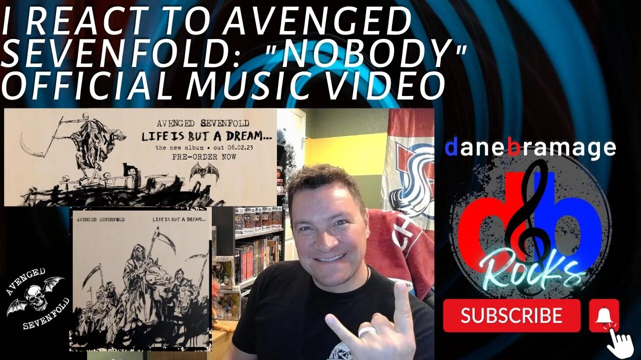 I react to Avenged Sevenfold "Nobody" Official music video from their -Life is but a Dream- album!