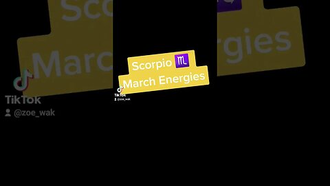 Scorpio March Energies #shorts