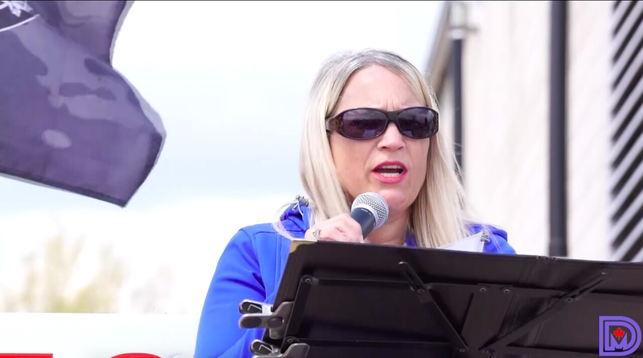 Nurse Kristal Pitter's speech at the 'No More Lockdowns' rally in Norwich, Ont.