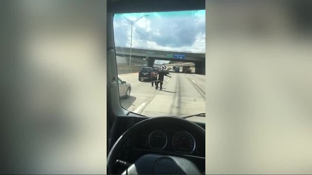 Video shows special needs child walking in middle of metro Detroit highway