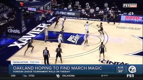 Oakland preps for Horizon League Tournament