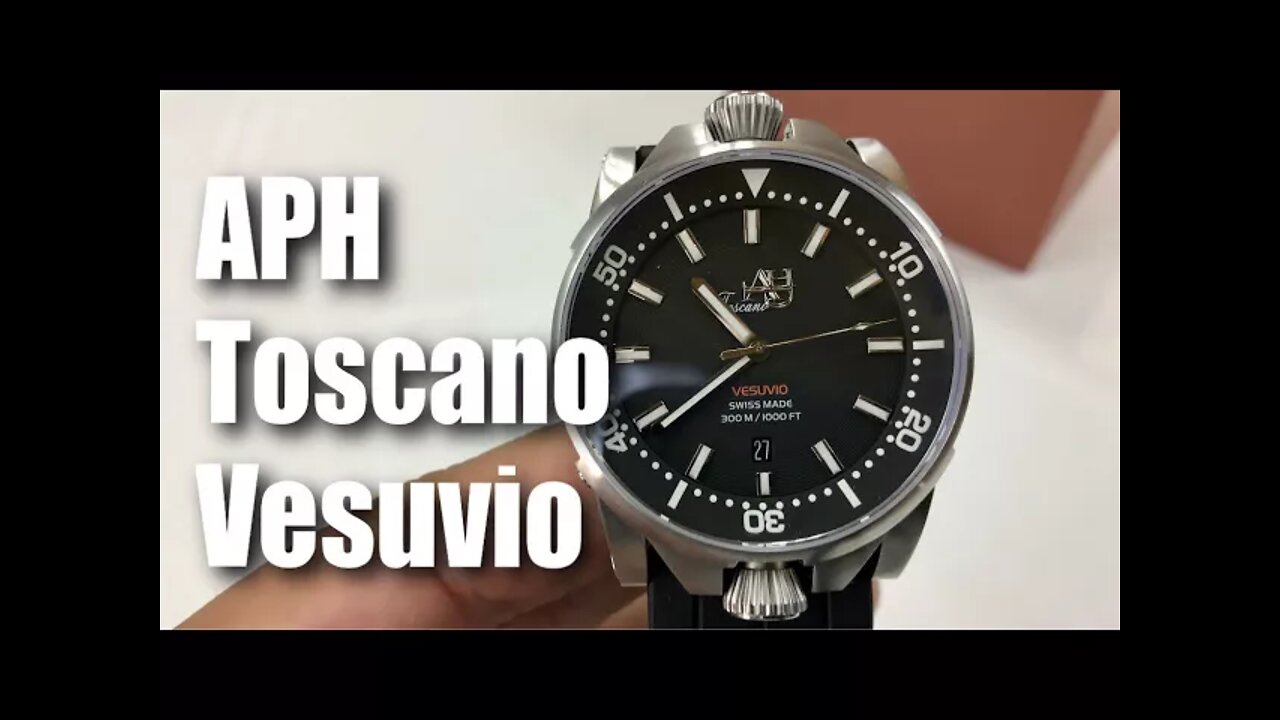 The limited edition Vesuvio watch from APH Toscano Watches Review