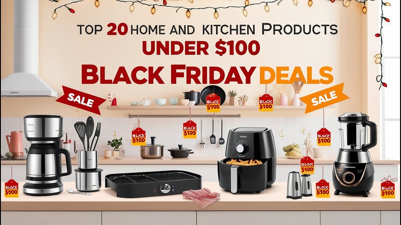 🚨 Black Friday 2024: Top 20 Home & Kitchen Deals Under $100! 🚨