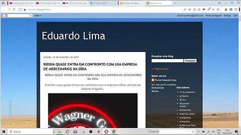 CRIEI UM NOVO BLOG PARA DIVULGAÇÃO DE VÍDEOS E TEXTOS DO CANAL (ACESSEM E COMPARTILHEM)