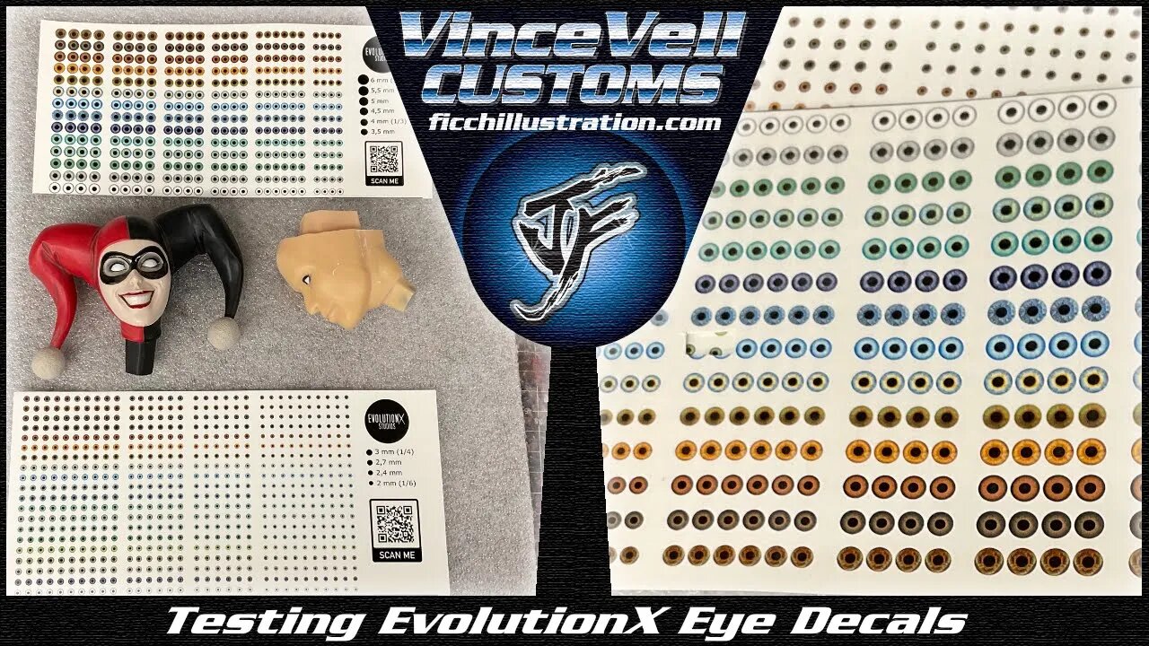Testing Eye Decals from EvolutionX