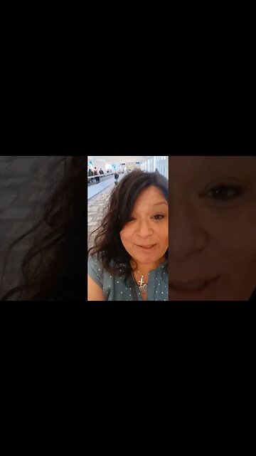 Arrival at the airport. Los Angeles or bust. My first time on one of these golf carts in the airport