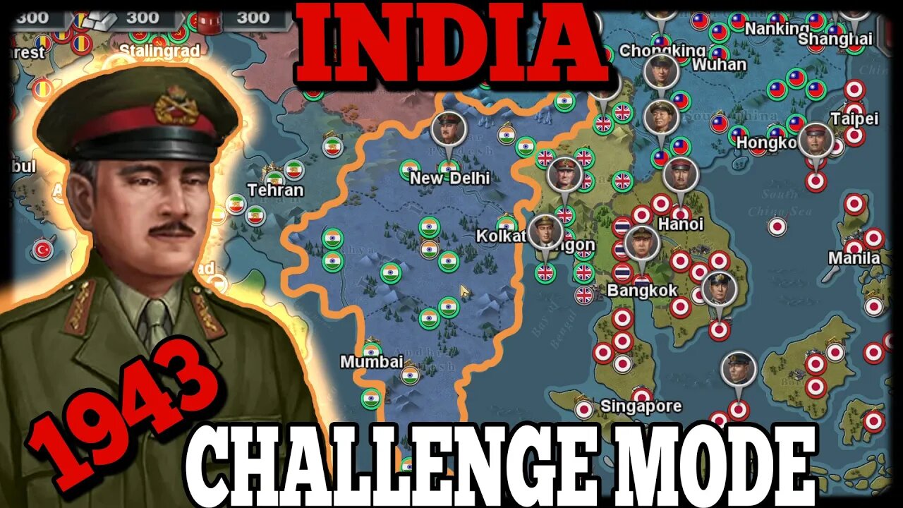 CHALLENGE INDIA 1943 FULL WORLD CONQUEST