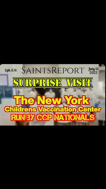 1347. RAIDED🚨CCP is jabbing children in New York ☠