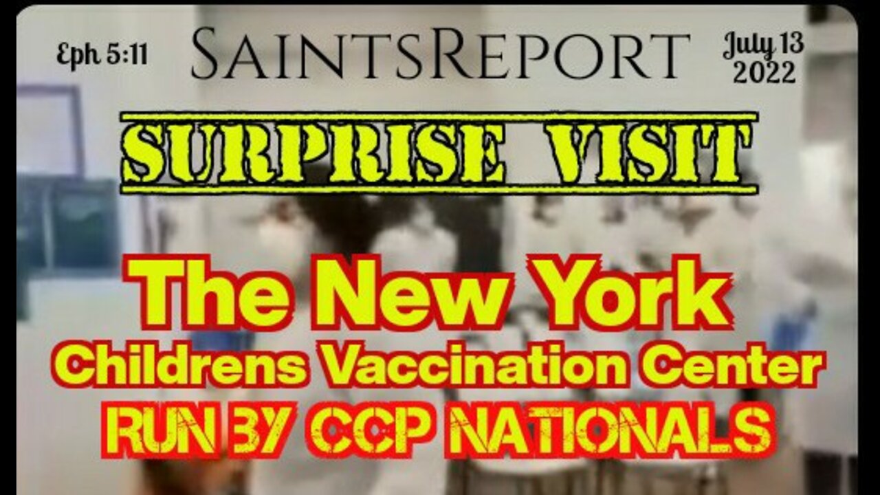 1347. RAIDED🚨CCP is jabbing children in New York ☠