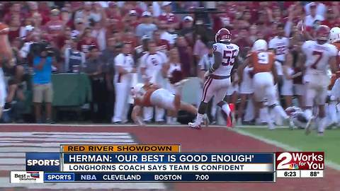 Tom Herman on Red River Showdown: "Our best is good enough"