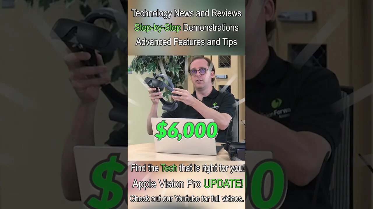 Why might Apple Vision Pro outshine existing low vision wearables? #shorts