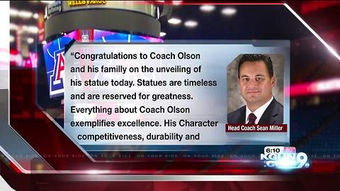 UA's Sean Miller: Olson left an 'iconic legacy.'
