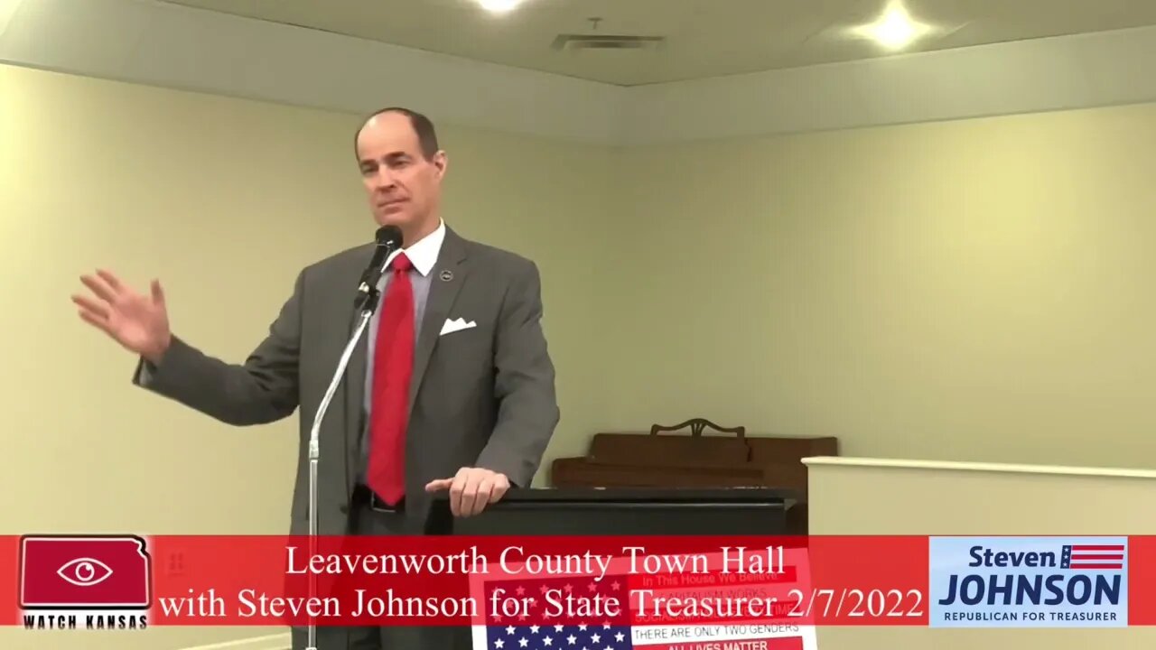 Leavenworth County Town Hall with Steve Johnson for sure￼