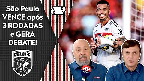 "Gente, o São Paulo NÃO ESTÁ EM CONDIÇÕES de..." Veja esse ÓTIMO DEBATE após 2 a 1 no Atlético-GO!