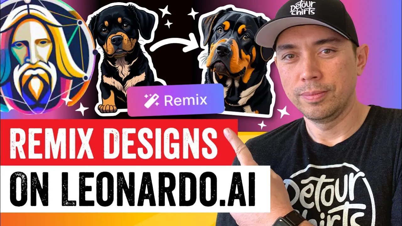 Easy Leonardo.AI Tutorial - 5 Print on Demand Products To Create Designs for Using Remix