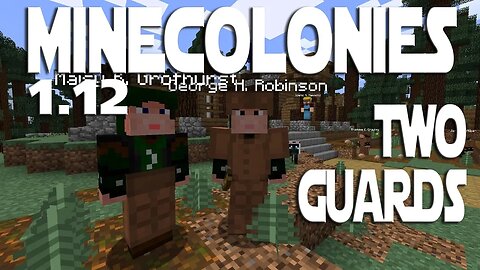 Minecraft Minecolonies 1.12 ep 50 - Two Guards In One Spot