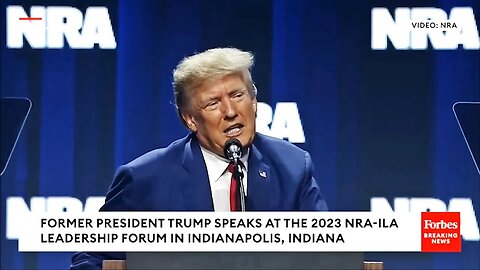 Trump's criminally dangerous NRA speech to sick crowd