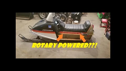 Rotary engine in a snowmobile?? 1970s Johnson (OMC) Phantom revival. Part 1.