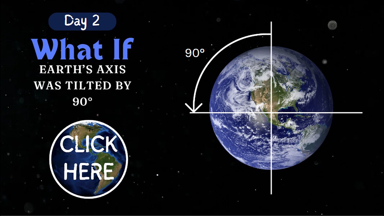 What If Earth's axis was tilted by 90 degrees?