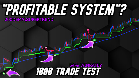 "BEST" SuperTrend Strategy? BackTested On [Crypto Forex Indices] 1000 Times