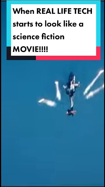 When REAL LIFE TECH starts to look like a science fiction MOVIE!!!