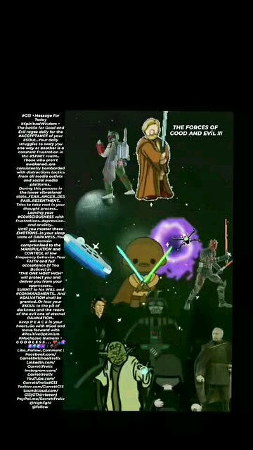 ▪︎THE FORCES OF GOOD AND EVIL▪︎