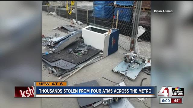 Thousands stolen from four ATMs across the metro