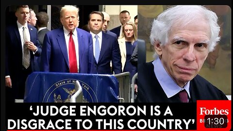 Trump slams Judge Engoron after appeals courts reduces bond.