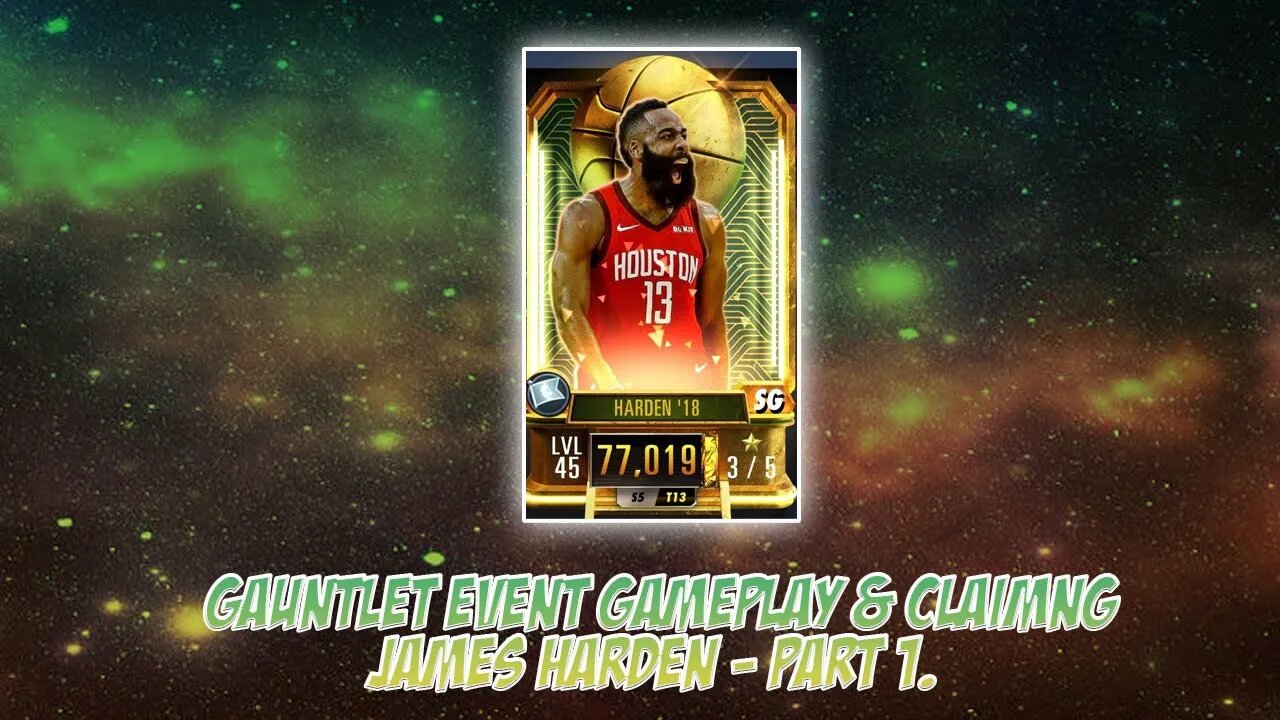 Gauntlet Event Gameplay & Claiming James Harden - Part 1. #nba2kmobile