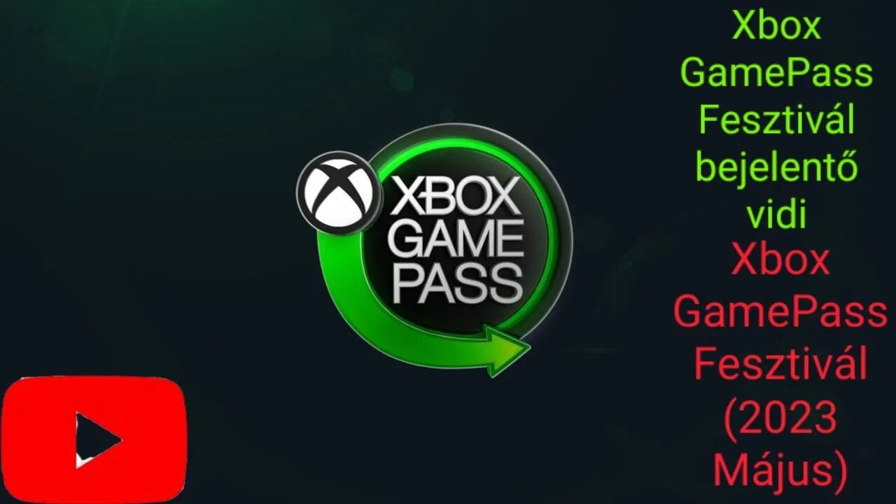 Xbox GamePass Festival announcer video