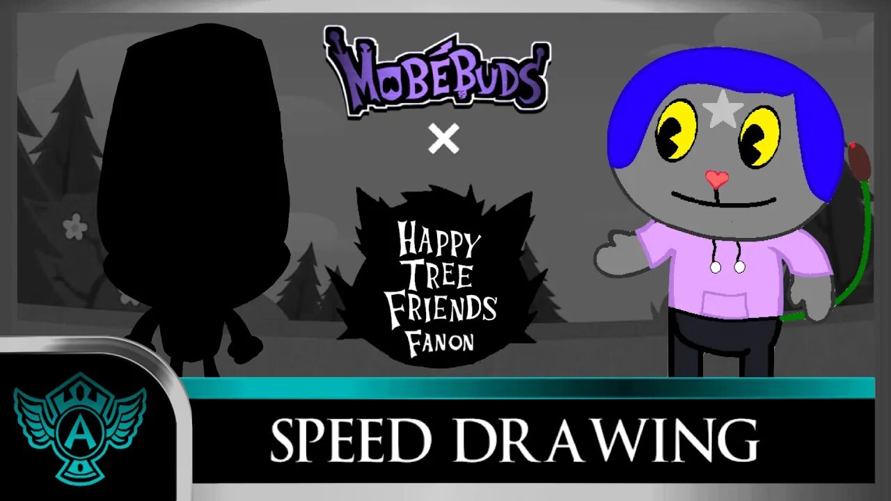 Speed Drawing: Happy Tree Friends Fanon - Raymond | Mobebuds Style